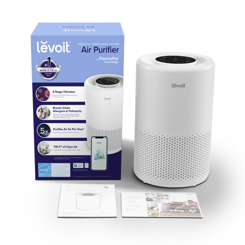 Levoit Plasmapro Smart True HEPA Air Purifier & Reviews Wayfair